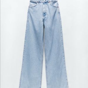 COPY - ZARA high waisted wide leg jeans